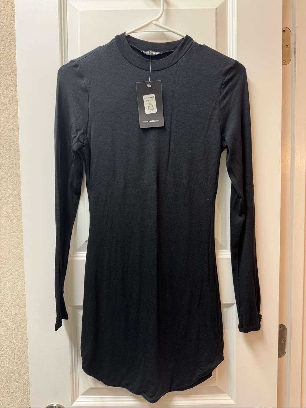 Fashion Nova Black Beverly Hills Tunic